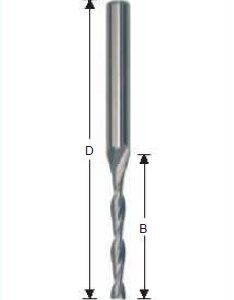 Frezy do odwodnień dwostrzowe HSS-E