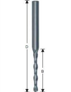 Frezy dwuostrzowe do odwodnień HSS-E