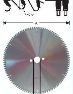 Tarcze pił HM do płyt warstwowych typu ALUCOBOND