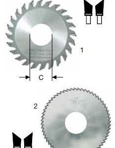 Tarcze podcinające HM 45° do listew przyszybowych